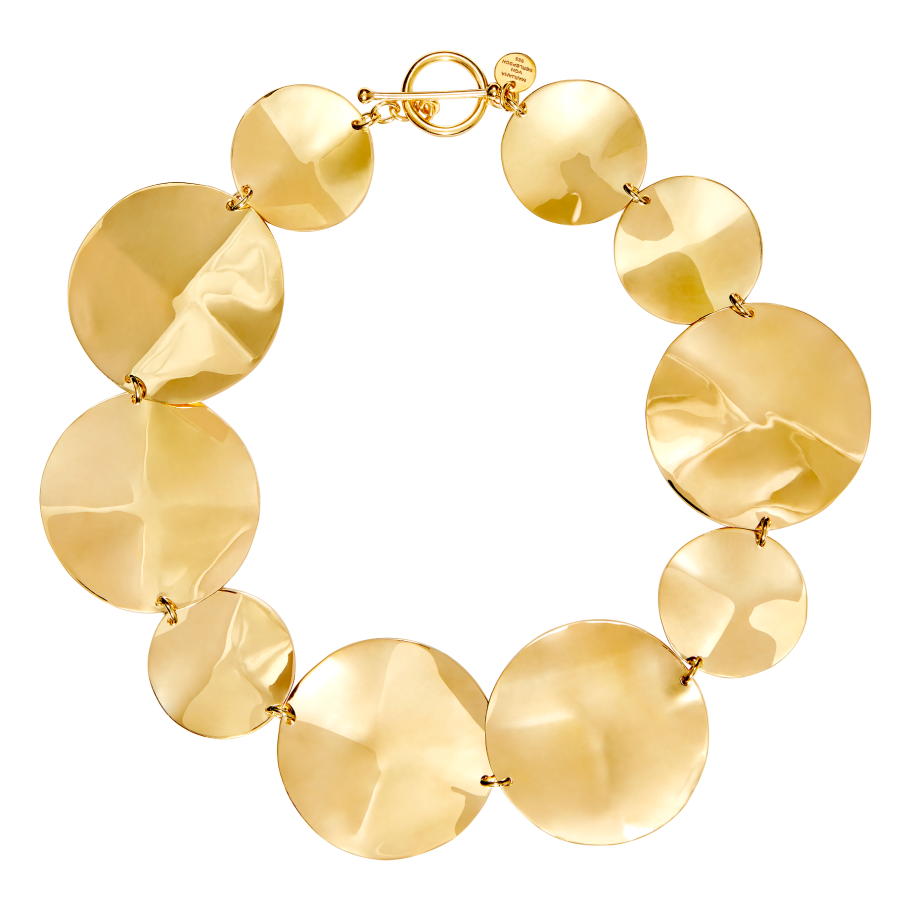 Goldcollier Retusche Glanzoptimierung High-End Schmuckbearbeitung