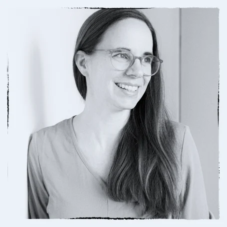 Christiane Bechler im Studio Selbstportrait