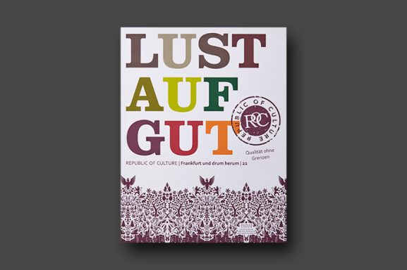 Gedrucktes Magazin-Cover Lust auf Gut – Produkt- und Schmuckfotografie, Freisteller für Chaingang PR
